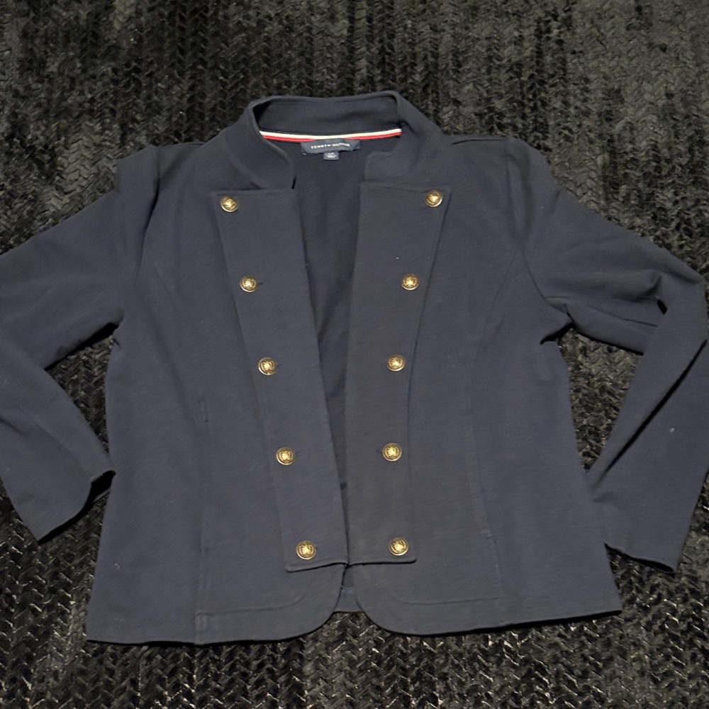 Tommy Hilfiger Navy Blazer with Gold Buttons